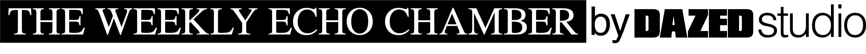 The Weekly Echo Chamber